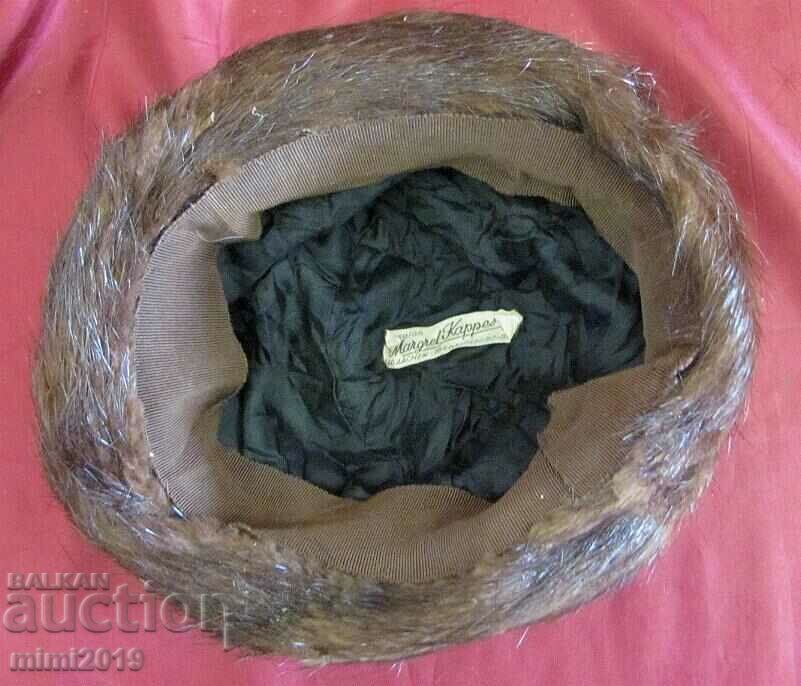 Delivery of Vintich Designer Women's Leather Hat