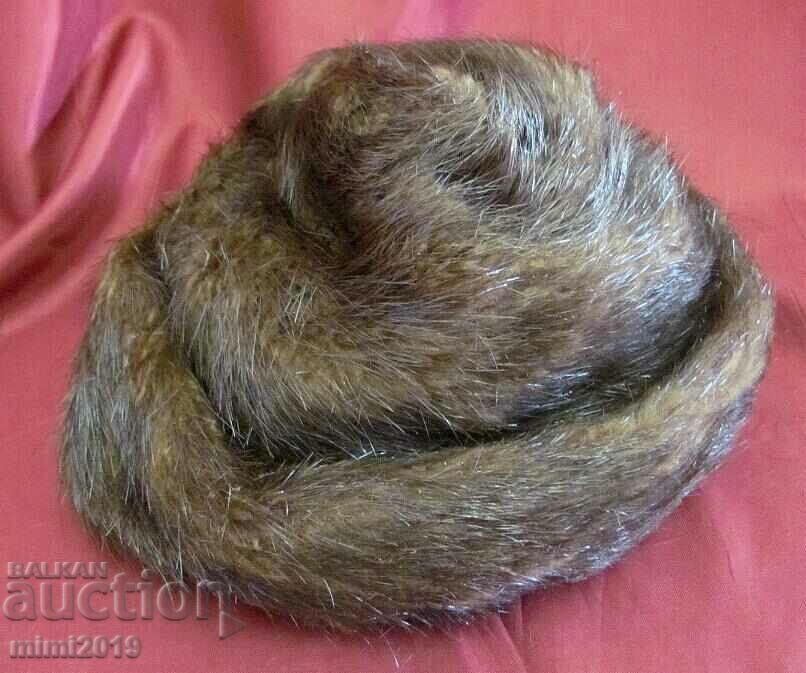 Vintich Designer Women's Leather Hat - 5