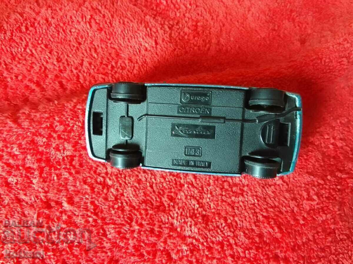 Old metal car burago Italy Citroen 1/43 - 6