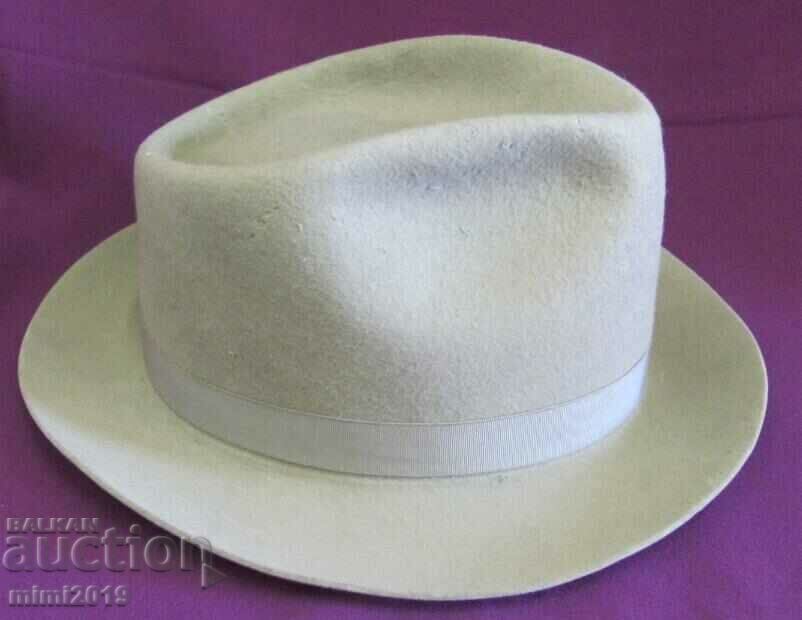 60's Vintich Men's Bomber Hat - Borsalino type with price 75.00 BGN | € 38.35 60's Vintich Men's Bomber Hat - Borsalino type with price 75.00 BGN | € 38.35