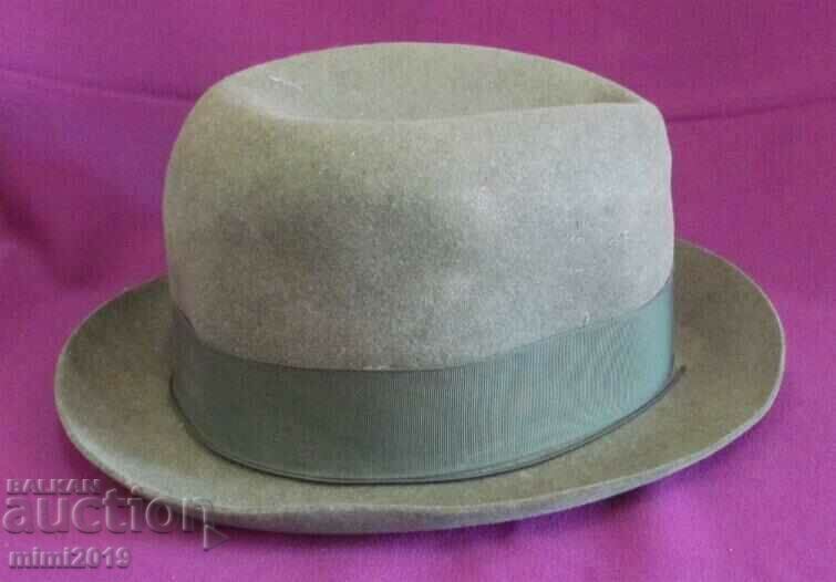 60's Vintich Men's Bomber Hat - Borsalino type - 5 60's Vintich Men's Bomber Hat - Borsalino type - 5