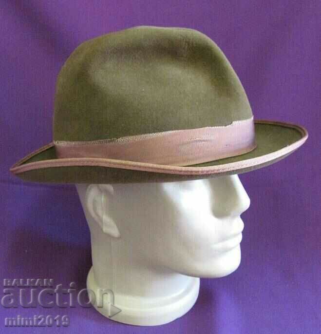 Antique Men's Hat - Borsalino type with price 45.00 BGN | € 23.01 Antique Men's Hat - Borsalino type with price 45.00 BGN | € 23.01