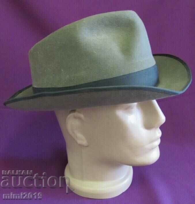 Ανδρικό καπέλο Borsalino αντίκες της δεκαετίας του 1930 με τιμή 45.00 BGN | € 23.01