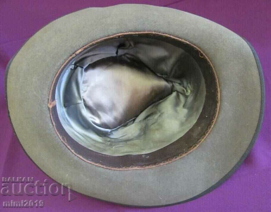 Ανδρικό καπέλο Borsalino αντίκες της δεκαετίας του 1930 - 5