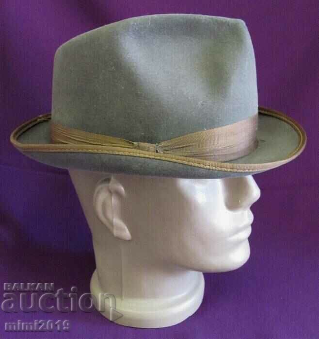 Ανδρικό καπέλο Borsalino αντίκες της δεκαετίας του 1930