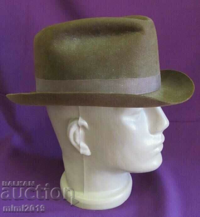 50's Antique Men's Hat-type Borsalino, felt with price 35.00 BGN | € 17.90