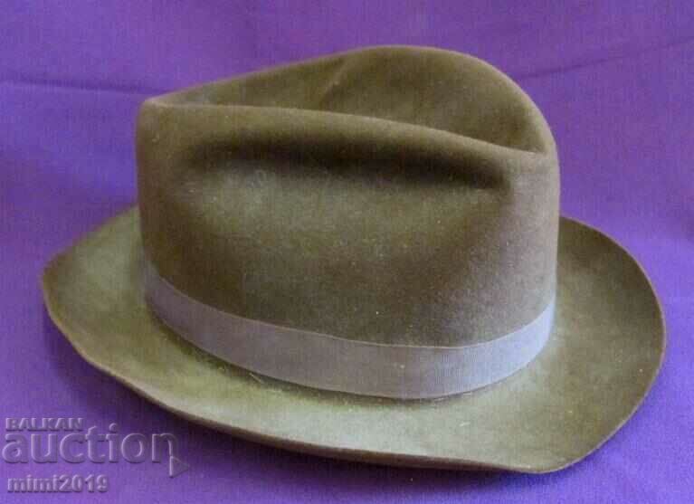 Delivery of 50's Antique Men's Hat-type Borsalino, felt