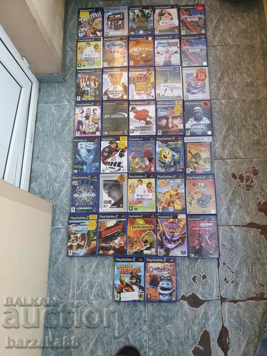 37 pcs. Games Game for PS2