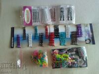 Barrettes and hair ties