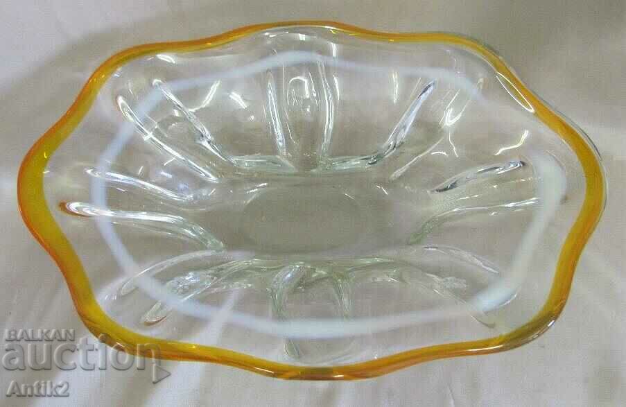 Massive Crystal Bowl, Fruitiera with price 380.00 BGN | € 194.29 Massive Crystal Bowl, Fruitiera with price 380.00 BGN | € 194.29