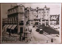 Стара пощенска картичка Варна хотел Лондон 1930-те