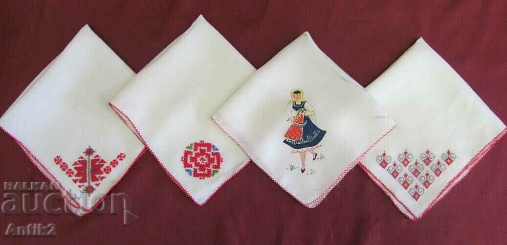 Women's Silk Handkerchiefs 4 pcs.