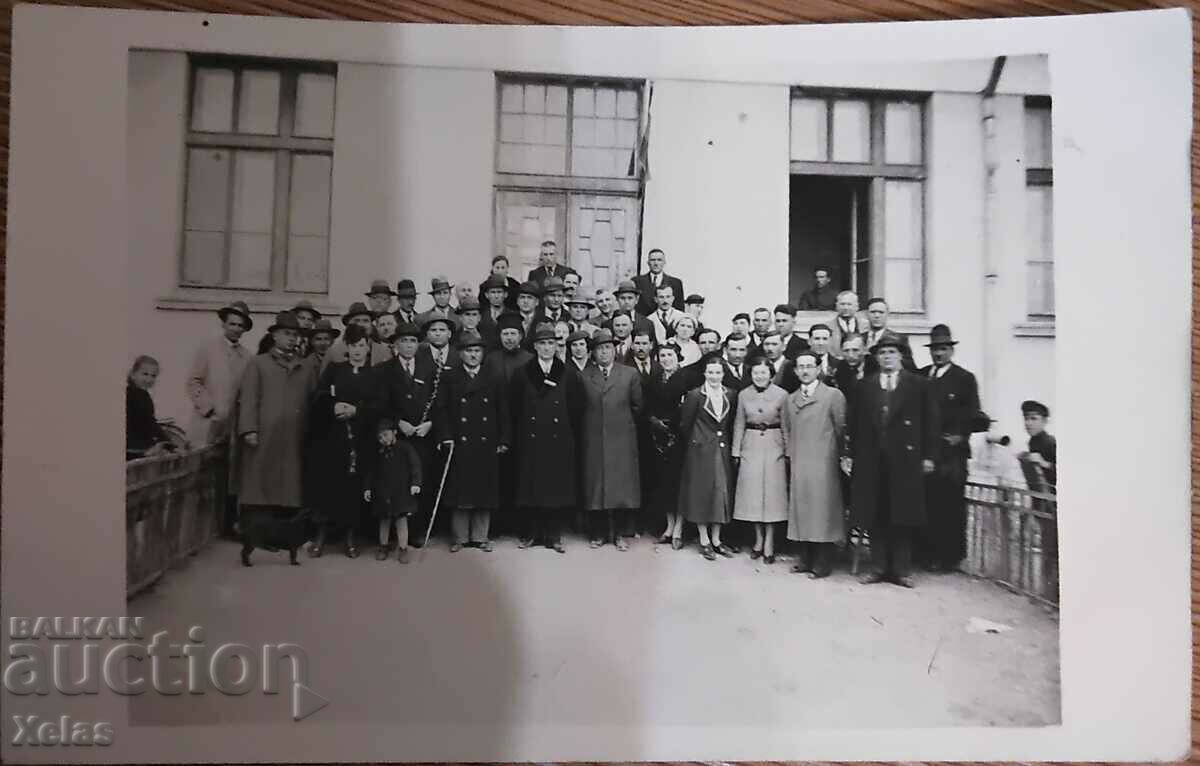 Foto veche preot, preot, oameni 1930