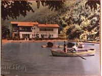 Стара пощенска картичка Враца езерото 1960-те