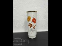 German porcelain vase with floral motifs. #5080