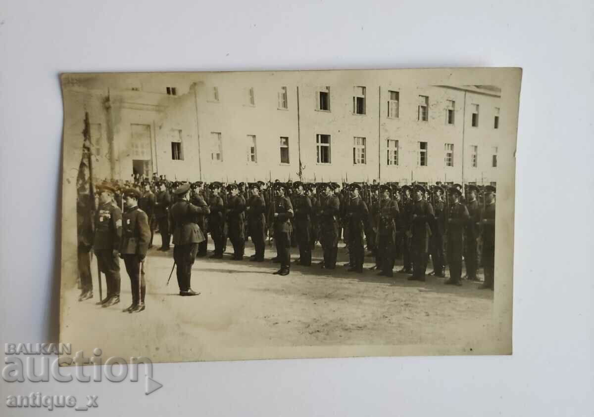Regatul Bulgariei - veche fotografie militară