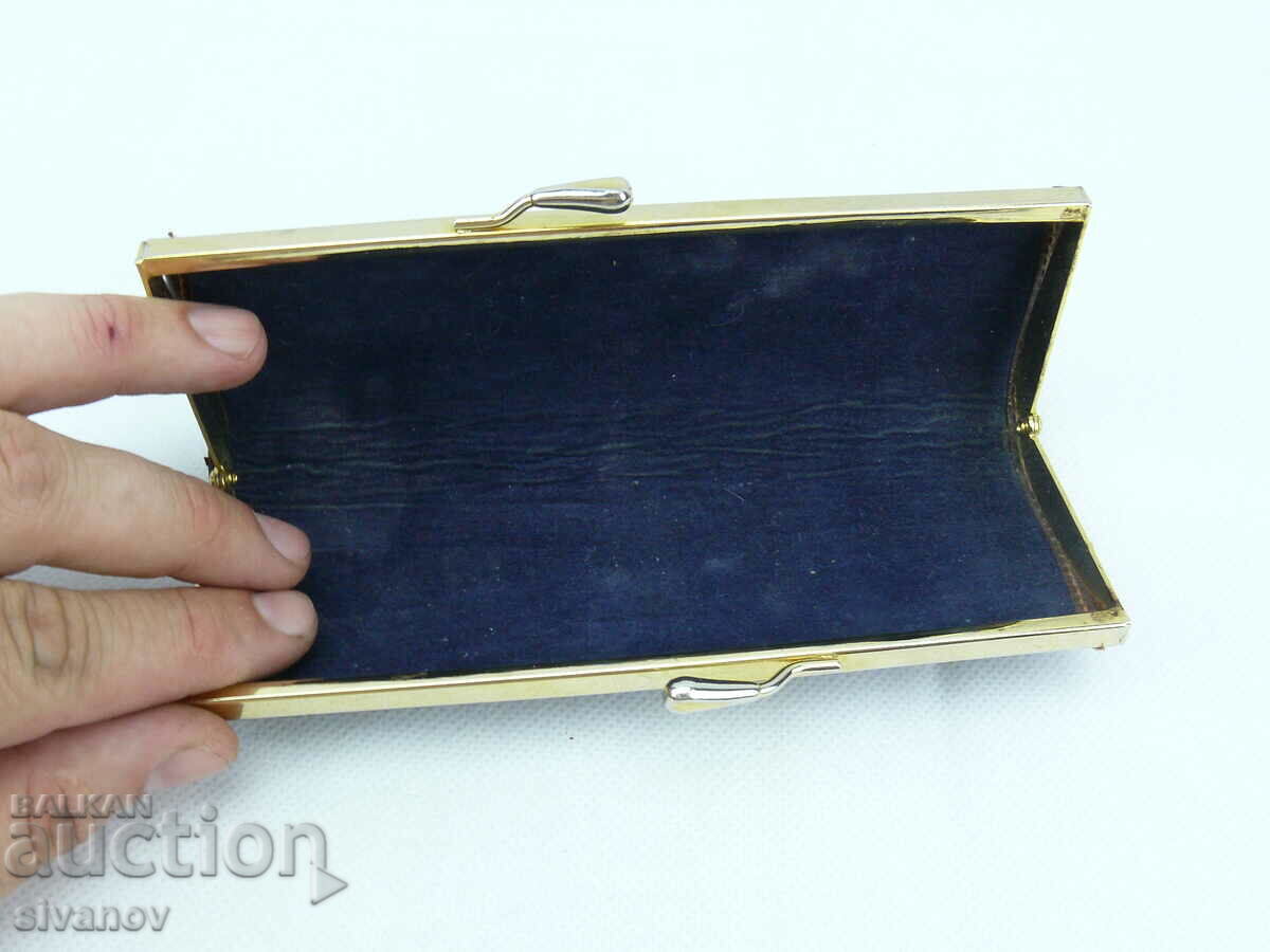 Delivery of Old leather eyeglass case #2272