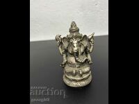 Figura tibetană din metal a lui Ganesha / Buddha / budism. #5085