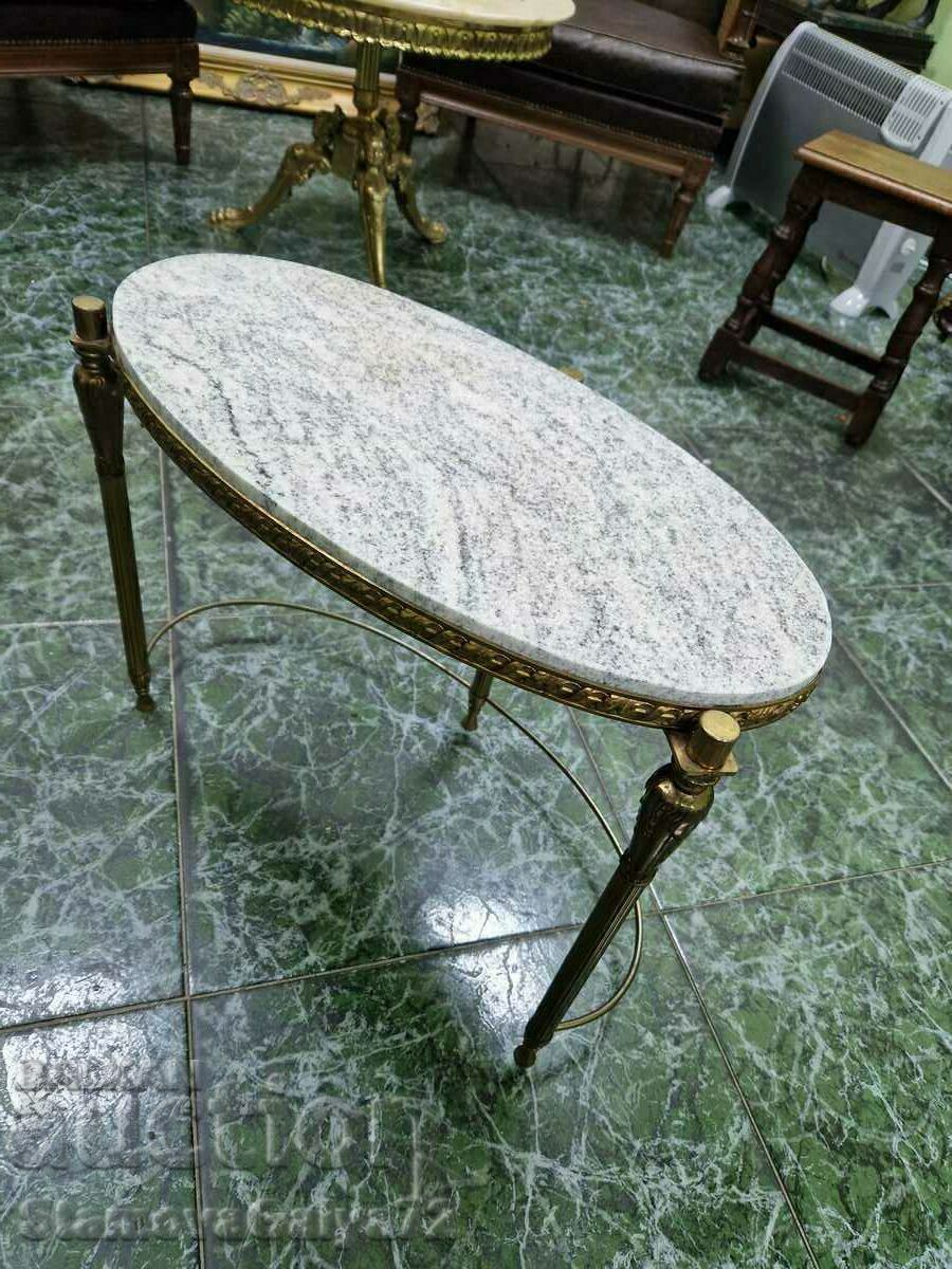 A wonderful antique Belgian bronze coffee table - 5