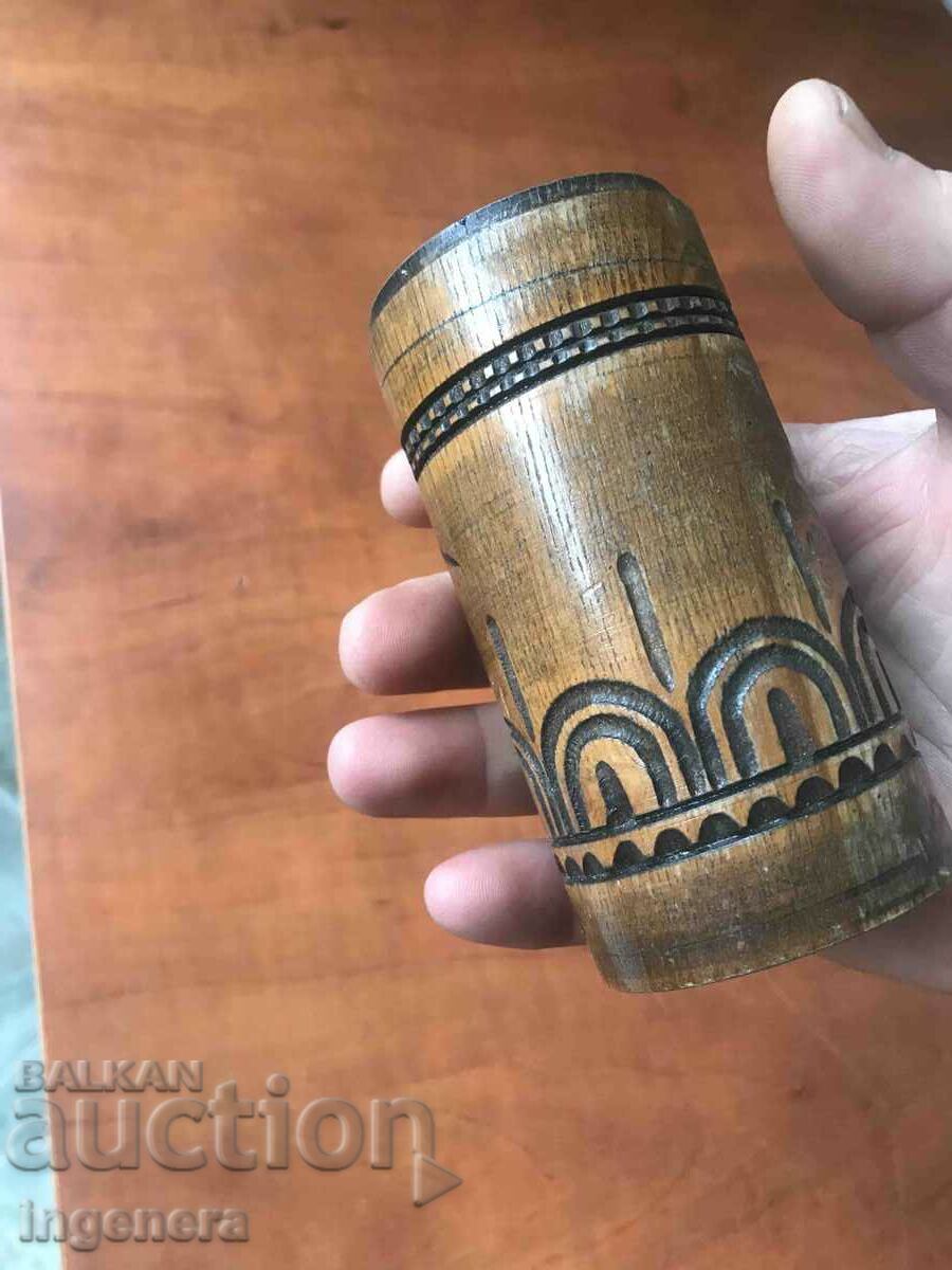 BOX BOX PENCIL HOLDER CARVED FROM SOCA - 5 BOX BOX PENCIL HOLDER CARVED FROM SOCA - 5