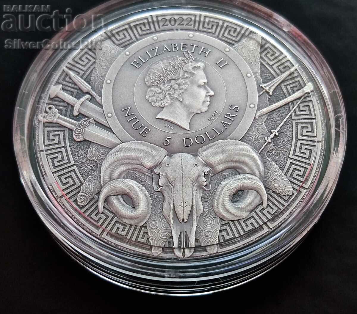 Delivery of Silver 2 oz Jason and Chiron 2022 Argonauts Delivery of Silver 2 oz Jason and Chiron 2022 Argonauts