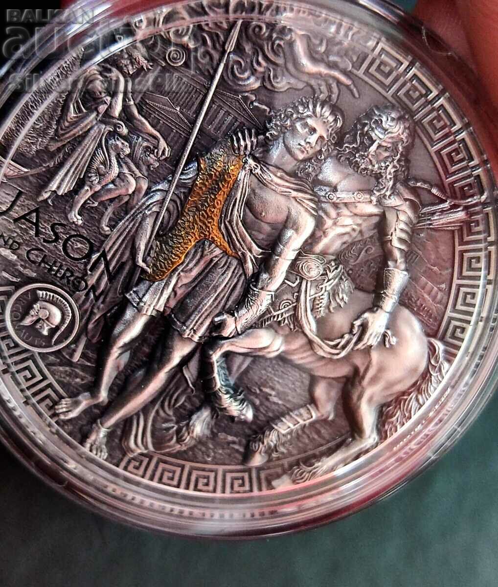 Silver 2 oz Jason and Chiron 2022 Argonauts - 7 Silver 2 oz Jason and Chiron 2022 Argonauts - 7