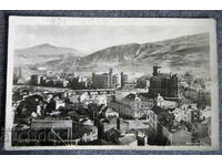 Skopje general view old postcard Paskov