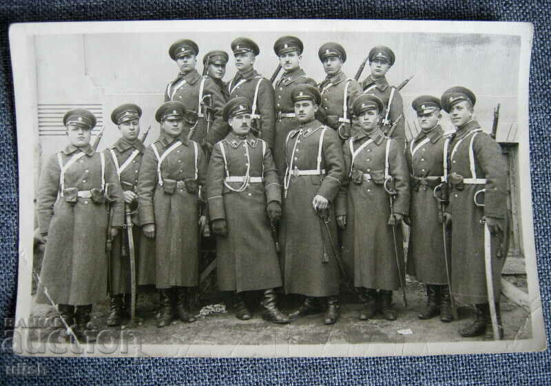 Fotografie colectivă de cadeți ai Regatului Bulgariei