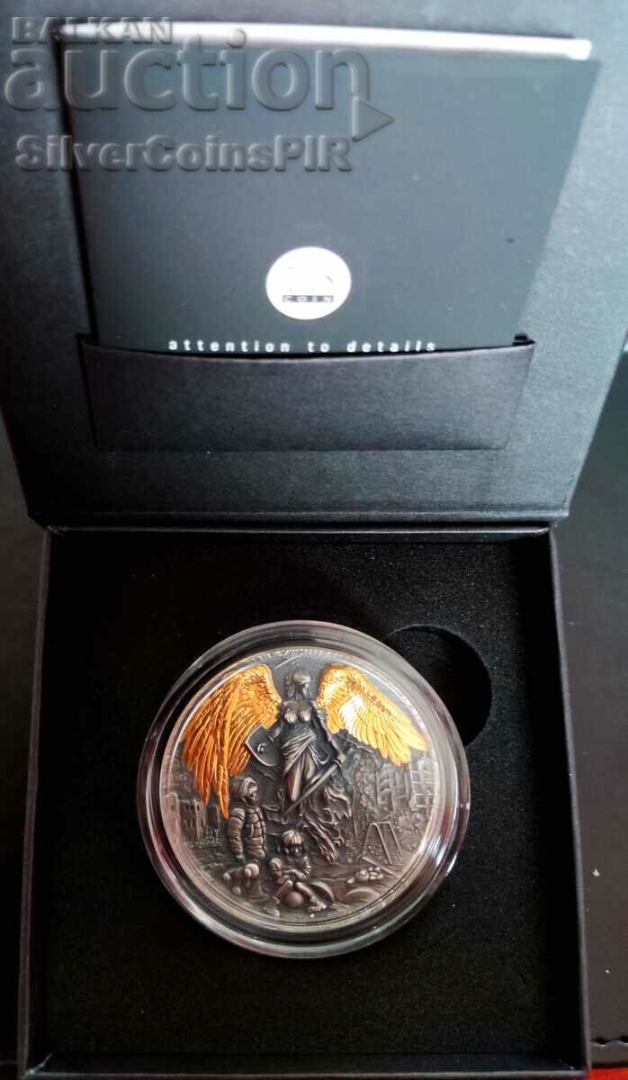 Silver 2 oz Guardian Angel 2023 Καμερούν με τιμή 650.00 BGN | € 332.34 Silver 2 oz Guardian Angel 2023 Καμερούν με τιμή 650.00 BGN | € 332.34