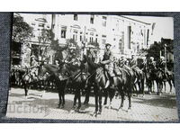 Sofia Kingdom of Bulgaria military parade photo card
