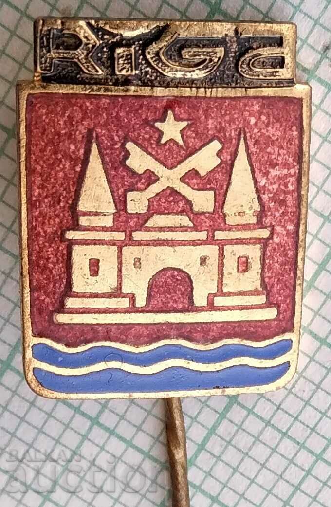 14850 Badge - coat of arms of the city of Riga Latvia - bronze enamel with price 2.00 BGN | € 1.02 14850 Badge - coat of arms of the city of Riga Latvia - bronze enamel with price 2.00 BGN | € 1.02
