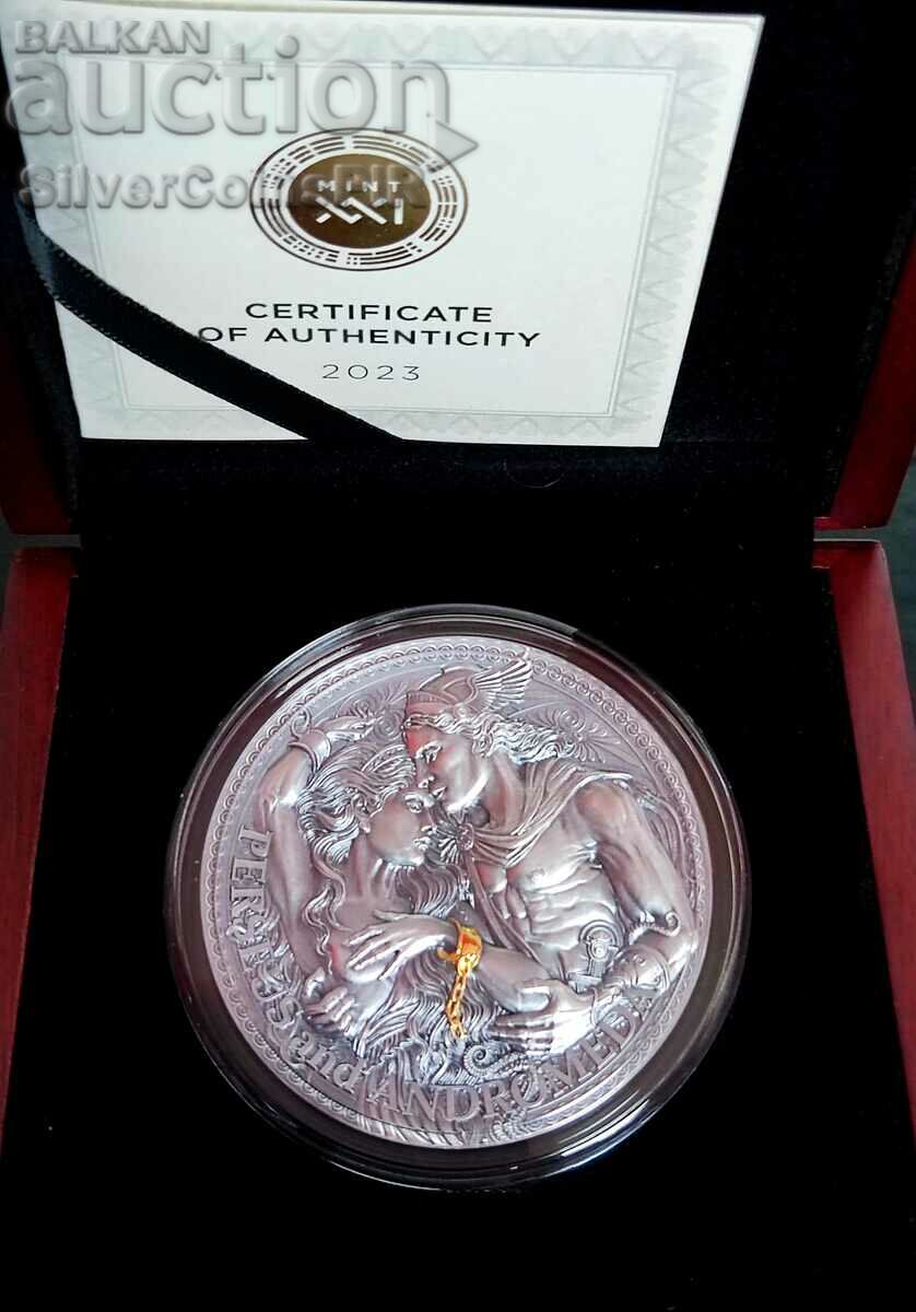 Delivery of Silver 2 Oz Perseus and Andromeda 2023 Greek Mythology Delivery of Silver 2 Oz Perseus and Andromeda 2023 Greek Mythology