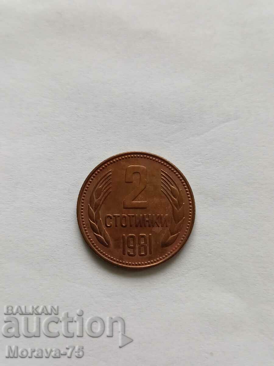 2 cenți 1981