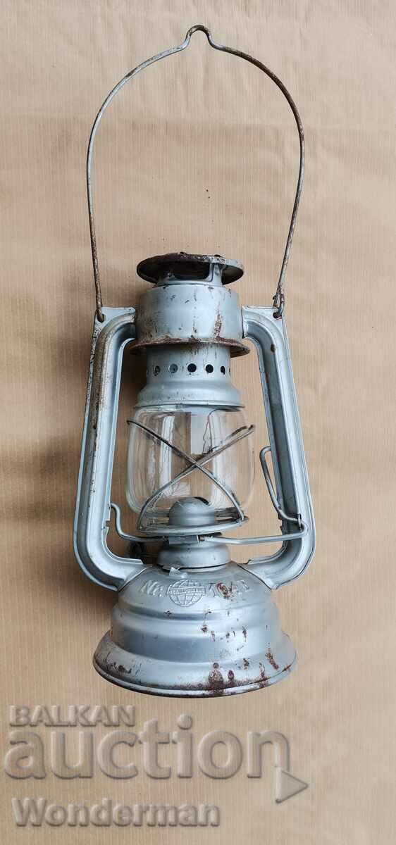 Old German gas lantern "Metaloglobus" NR. 104E