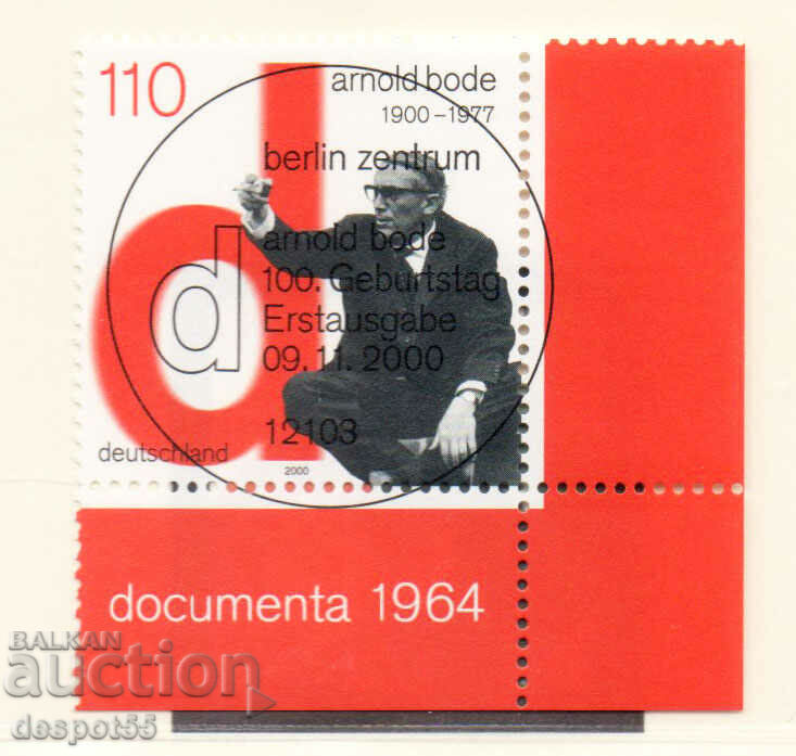 2000. Germany. The 100th anniversary of Arnold Bode, painter.
