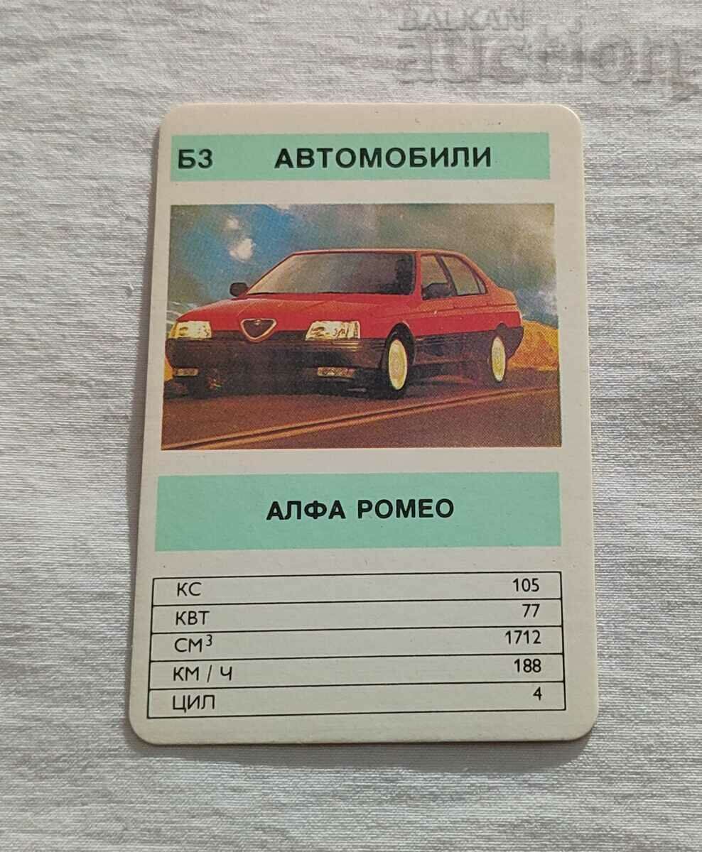 CALENDAR ALFA ROMEO 1991