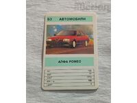 CALENDAR ALFA ROMEO 1991