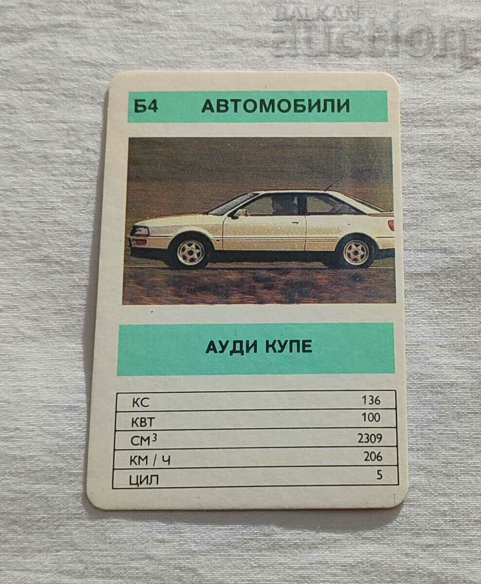 AUDI COUPE CALENDAR 1991