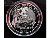 Silver 1 oz Saint George and the Dragon 2019 Μεγάλη Βρετανία