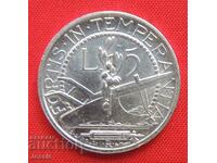 5 Pounds 1935 R San Marino Argint CALITATE