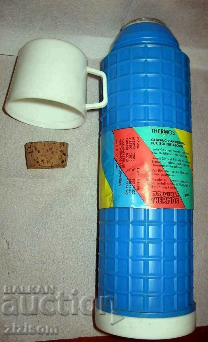 ORIGINAL THERMOS GDR capacity 900 ml. NEW with price 33.00 BGN | € 16.87 ORIGINAL THERMOS GDR capacity 900 ml. NEW with price 33.00 BGN | € 16.87