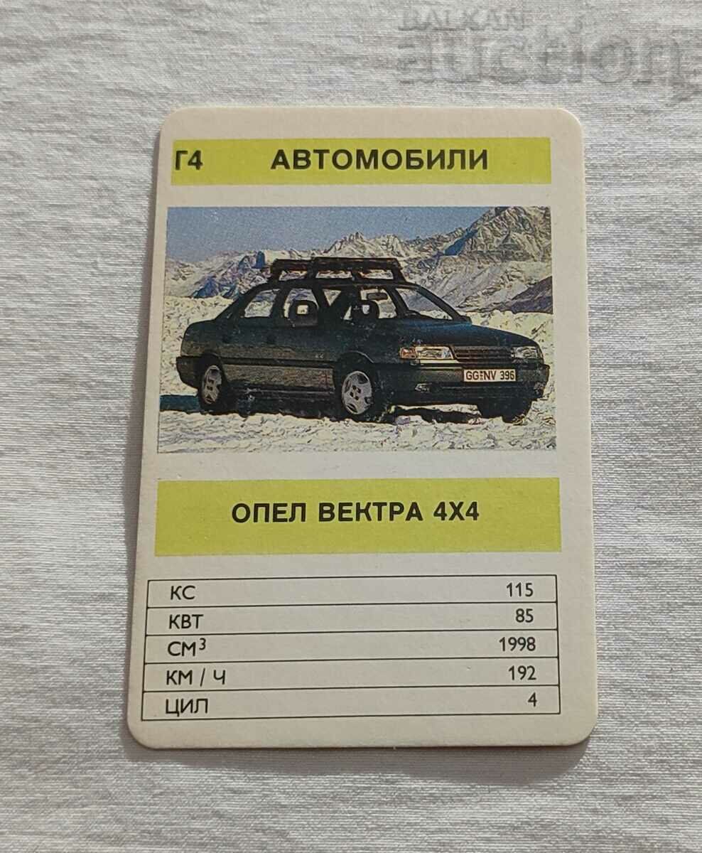 OPEL VECTRA 4X4 CALENDAR 1991/