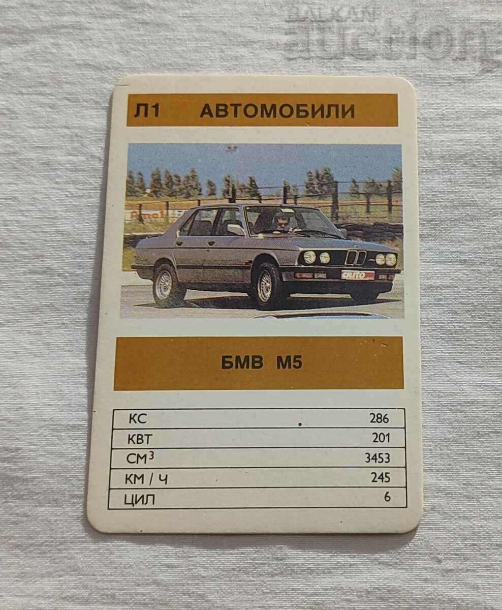 CALENDAR BMW M5 1991