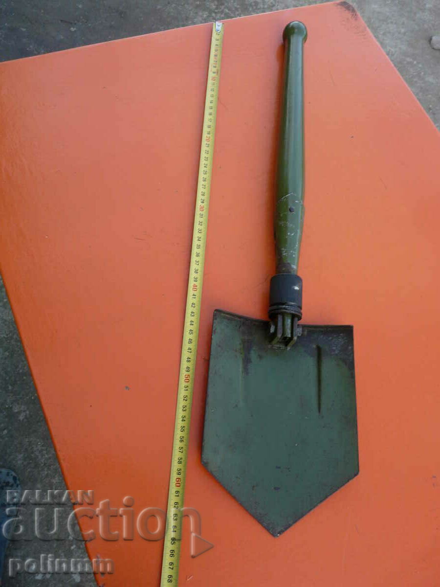 Old military folding spade