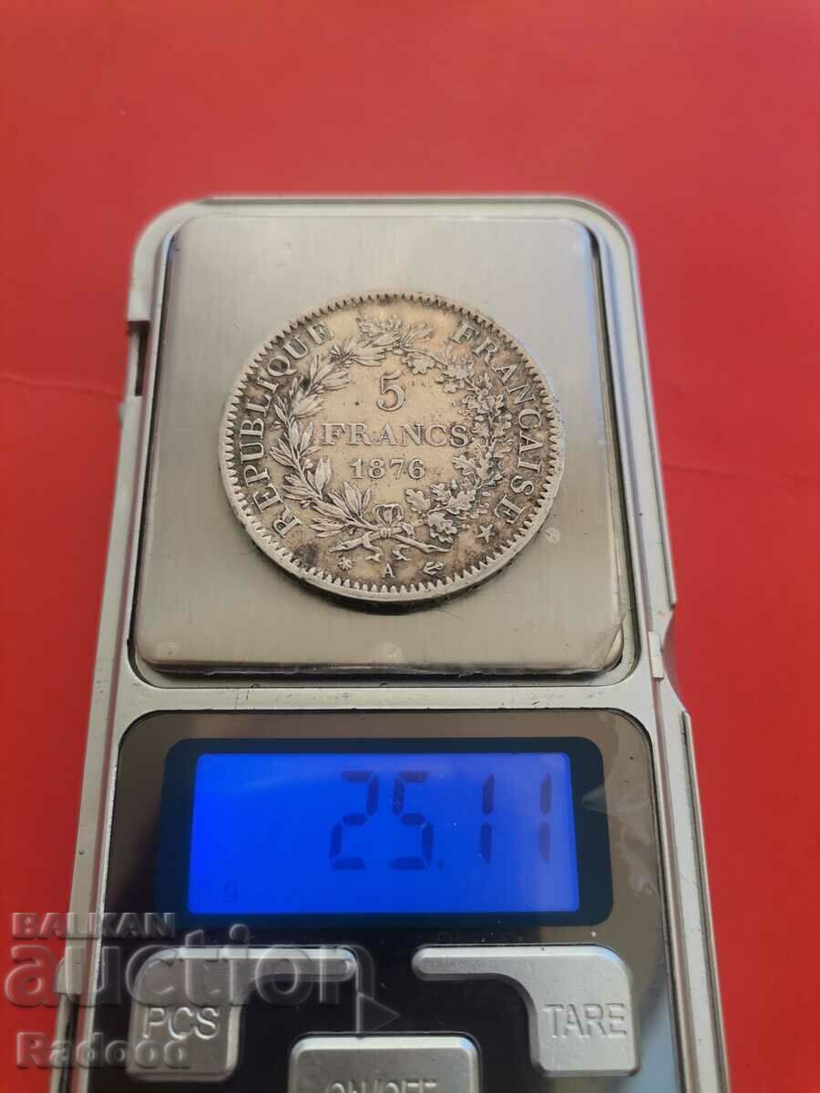 5 φράγκα 1876 - 6 5 φράγκα 1876 - 6