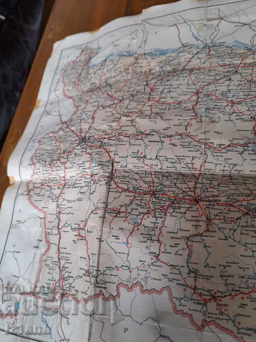 Auction Old map of Bulgaria Auction Old map of Bulgaria