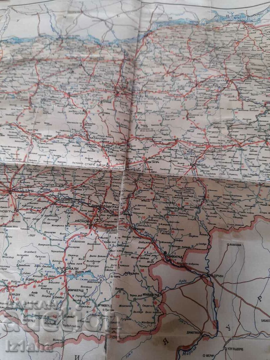 Delivery of Old map of Bulgaria Delivery of Old map of Bulgaria