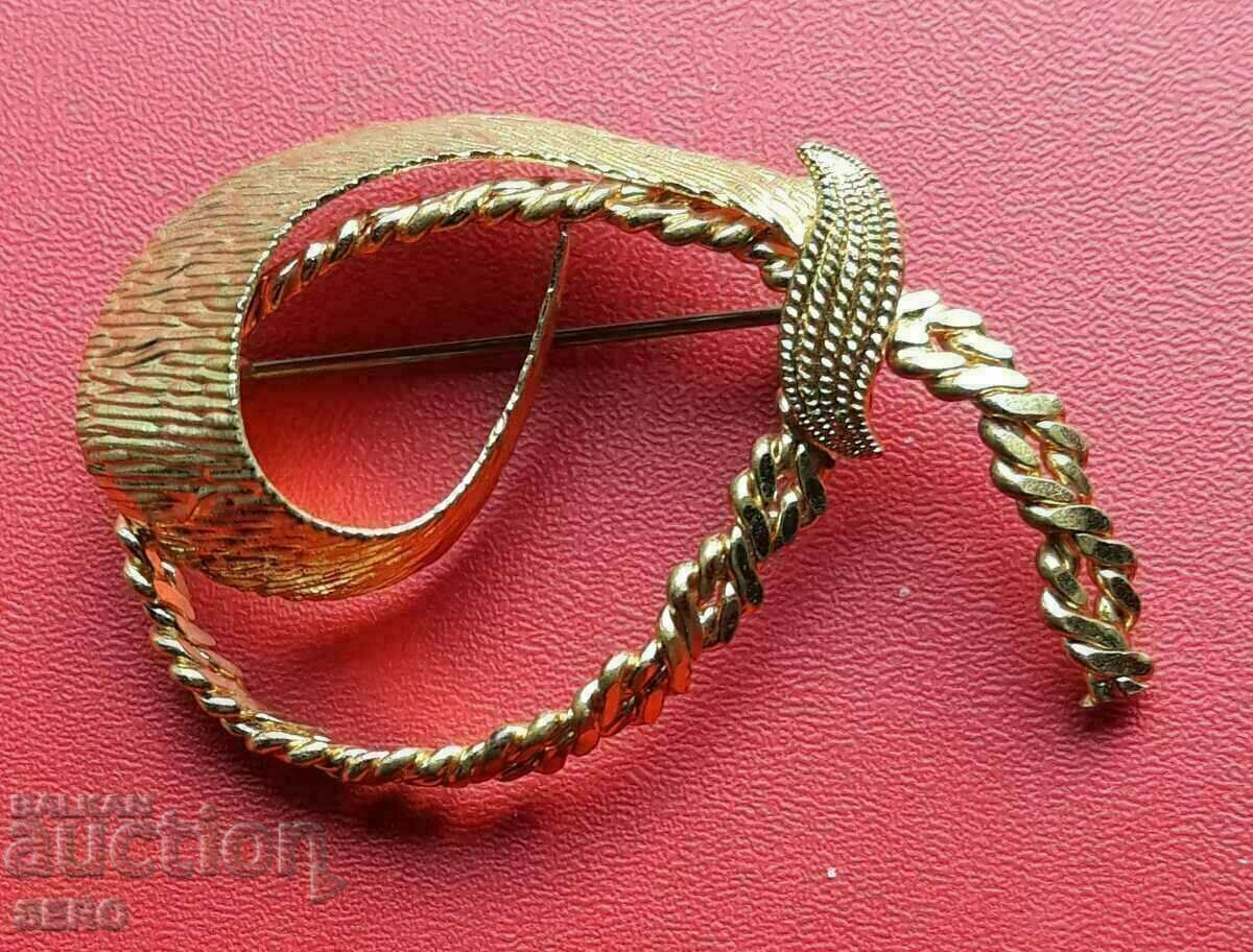 Brooch - gold-plated