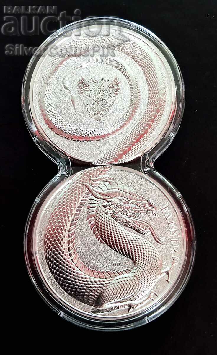 Argint 2x1 Oz Dragon Fafnir 2020 Germania Mint