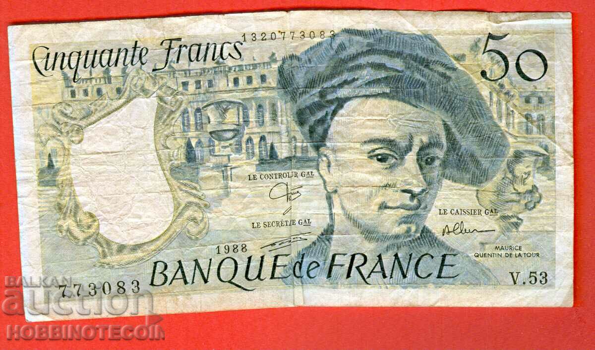 FRANCE FRANCE 50 Franc issue issue 1988